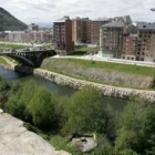 Imagen del río Sil a su paso por Ponferrada, en las inmediaciones del puente García Ojeda