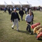 El aeródromo de Chozas de Abajo acogerá los puestos de la Feria de la Patata. JESÚS F. SALVADORES