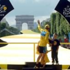 Armstrong, subido al podio del último Tour en el que conquistó su último triunfo antes de retirarse