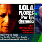 Miguel Ángel Gordillo y el Interviú de Lola Flores, en La Sexta noche.