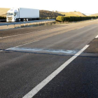 Esatdo actual a de la autovía León-Benavente.