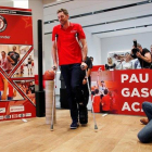 Pau Gasol, en la presentación de su academia el pasado día 13 en Barcelona