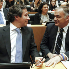 Carlos Floriano y el vicesecretario de Estudios y Programas del partido, González Pons.