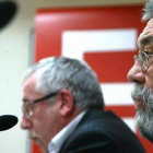 Toxo y Méndez hacen balance del primer año de Gobierno de Rajoy.
