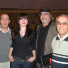 José Manuel López, Ana Zapico, Pedro García Trapiello y Manuel Fresno