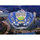 El proyecto del nuevo estadio para los Juegos del 2020.