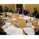 Los socios del proyecto se reunieron ayer en la Diputación de León para ultimar la candidatura que presentarán a Europa en abril. RAMIRO