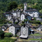 Corippo, el pueblo más pequeño de Suiza.