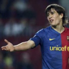 Bojan Krkic se lamenta tras fallar una ocasión de gol durante el partido