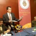 El gerente del plan, Manuel Reguera, y el concejal Luis Antonio Moreno, en una fotografía de archivo