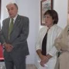 Pérez, Ferrero, Pérez Ramos y Burón, durante el acto de inauguración
