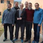 Imagen de la cuenta de Òmnium Cultural de Twitter con los políticos independentistas presos. DL