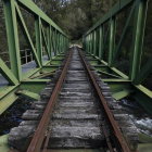 Vía del antiguo ramal de tren de Ponferrada a Villaseca de Laciana