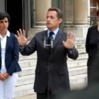 Sarkozy, acompañado por las ministras de Justicia y de Sanidad anuncia la medida de su gabinete