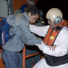 Uno de los 56 inmigrantes que llegaron a Motril.