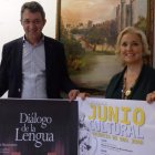 El alcalde y la concejala de cultura presentaron la programación del Junio Cultural. MEDINA