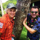 Jesús Calleja con Jorge Javier Vázquez de aventura en la Polinesia