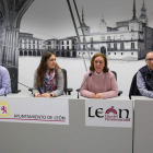 César Fernández, Marta Mejías, Aurora Baza y Félix Llorente. DL