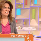 Un espectador le pide a Toñi Moreno, presentadora de 'Entre todos', de TVE-1, que done parte de su sueldo para ayudar