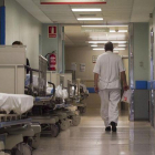 Pasillos de un hospital barcelonés.