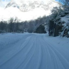 El puerto de Pandetrave presentaba esta estampa tras la última nevada caída.