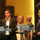 Miguel Ángel Silvestre, Patricia Conde, y Luis del Olmo, en la gala del pasado año.