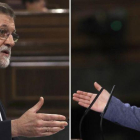 Mariano Rajoy y Pablo Iglesias.