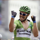 El alemán John Degenkolb (Giant Shimano) vence al esprint la decimoséptima etapa de la Vuelta Ciclista a España