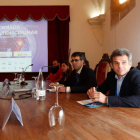 Tobalina, Beatriz Manchón, Sergio Sánchez y Eloy Olaya en la quinta mesa redonda. JESÚS F. SALVADORES