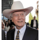 Una de las últimas aparicios públicas de Larry Hagman.