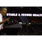Barack Obama, en una de sus últimas intervenciones donde defendió su plan de reforma sanitaria.