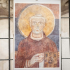 El retrato del santo de los enamorados recuperado digitalmente. EFE / CENACOLO SAN MARCO DE TERNI