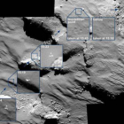 Aterrizaje del módulo 'Philae' sobre la superficie del cometa 67P/Churyumov-Gerassimenko.