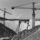 Imagen de archivo tomada durante las obras de construcción del embalse de Villagatón