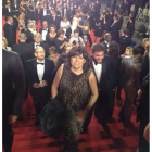 La ponferradina Marian Matachana, en el festival de Cannes. DL