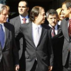 Valentín Fuster, Felipe Fernández-Vázquez, Francisco Fernández y Rodríguez Zapatero