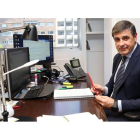 Enrique Martínez, presidente de Segittur, ayer en la sede de la Sociedad Mercantil Estatal para la Gestión de la Innovación y las Tecnologías Turísticas. RAQUEL P. VIECO