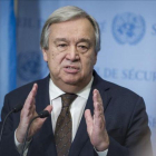 Fotografia cedida por la ONU del secretario general del organismo, Antonio Guterres.