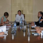 Francisco Álvarez presidó ayer la comsión de seguridad vial.