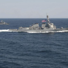 Fotografía tomada el 12 de marzo de 2015 y facilitada por la Marina estadounidense del buque militar estadounidense USS Lassen.