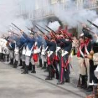 Las jornadas napoleónicas en Astorga recrean la Guerra de la Independencia, en una imagen de archivo