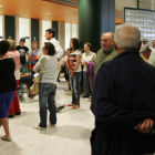 Pacientes en análisis clínicos del Hospital.