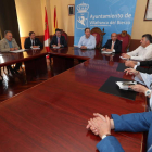 Junta de Gobierno de la Diputación Provincial celebrada este viernes en Villafranca del Bierzo. BARREDO