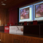 Un momento de una de las ponencias en el Hospital.