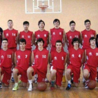 Formación del Colegio Leonés de la categoría júnior autonómico.