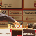 Un momento de la primera semifinal del Magistral entre Wesley So y el jovencísimo Prag. RAMIRO