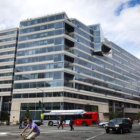 Vista exterior de la sede del Fondo Monetario Internacional en Washington.