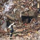 Estado en el que quedó el edificio tras la explosión en el 2007.