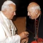 Juan Pablo II y el cardenal Pio Laghi