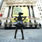 La niña sin miedo, estrena su nueva ubicación, frente a la Bolsa de Nueva York.